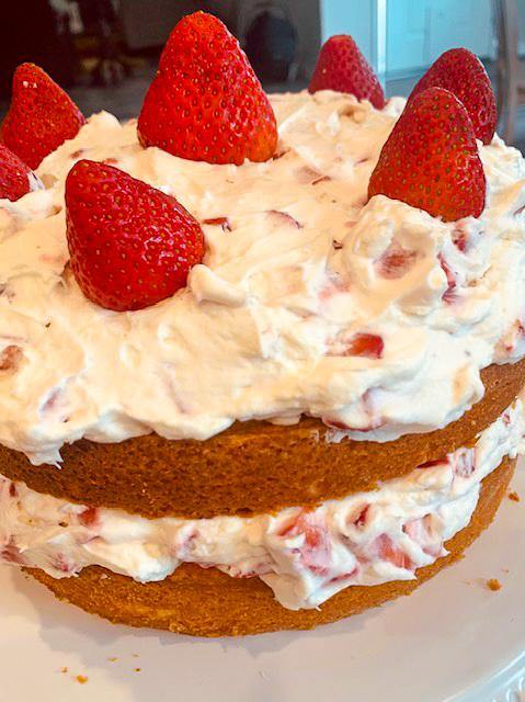 Strawberry ‘Shortcake’ Cake