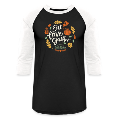 Amy's Colorful Fall Eat, Love, Gather Baseball T-Shirt SPOD