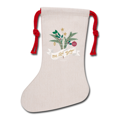 Eat, Love, Gather Natural Holiday Stocking SPOD